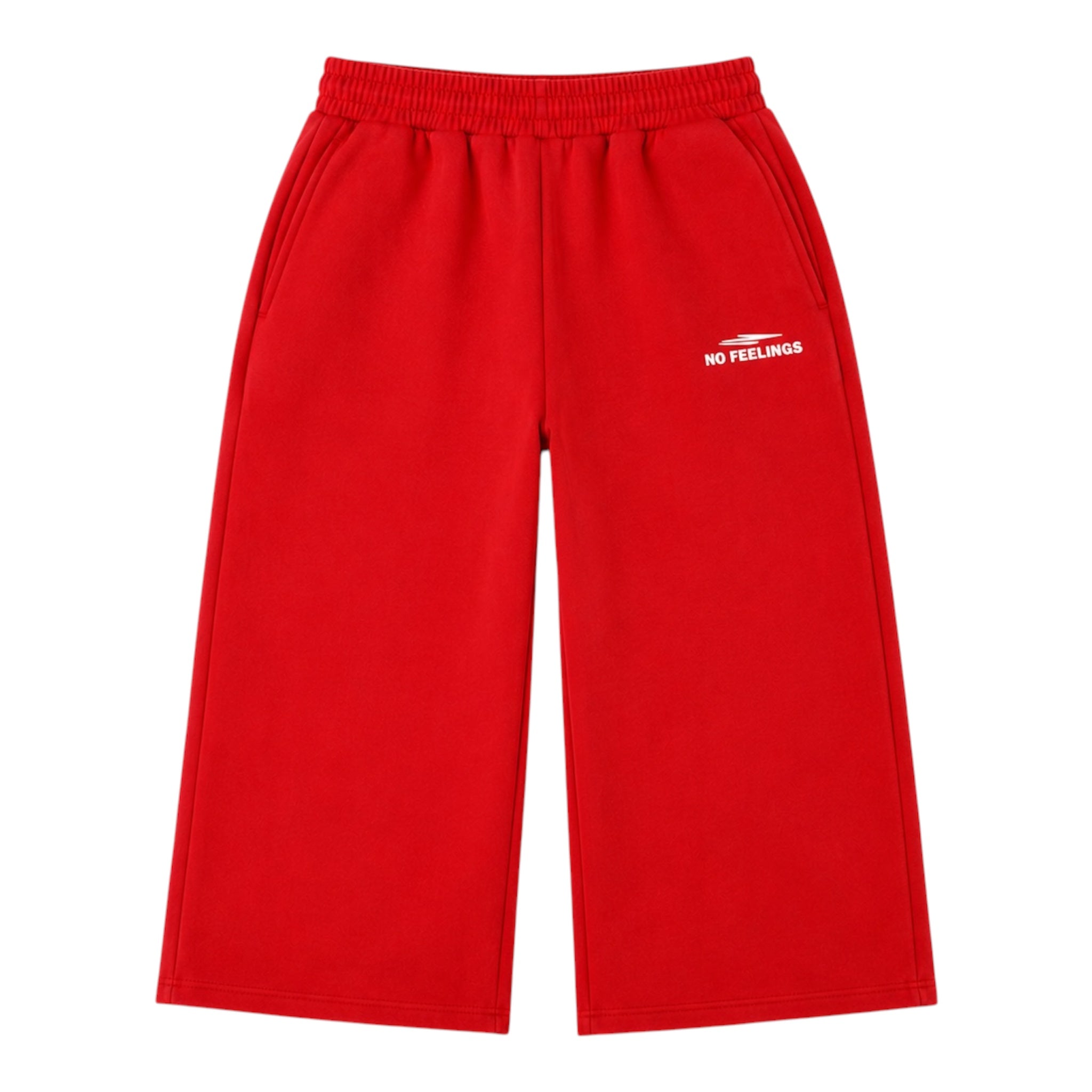RED 3/4 SHORTS