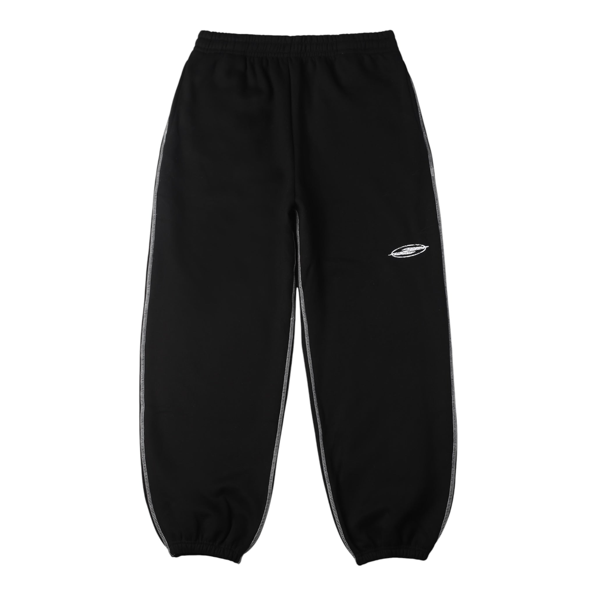 BLACK STITCH SWEATS