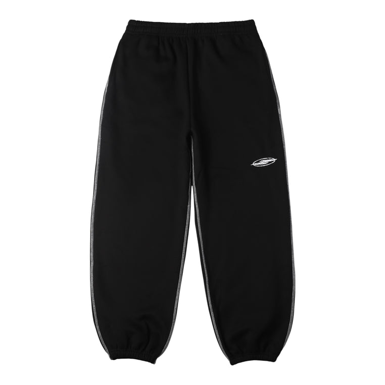 BLACK STITCH SWEATS