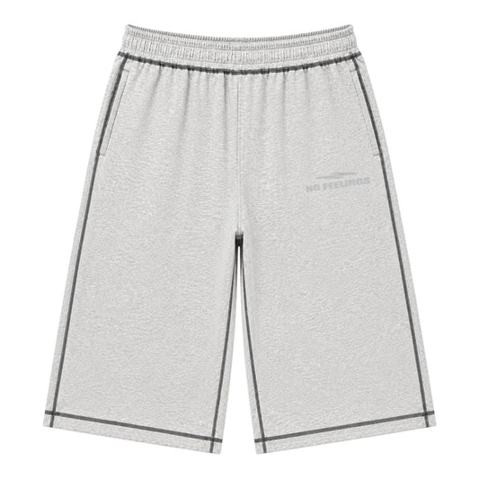 GREY STITCH 3/4 SHORTS